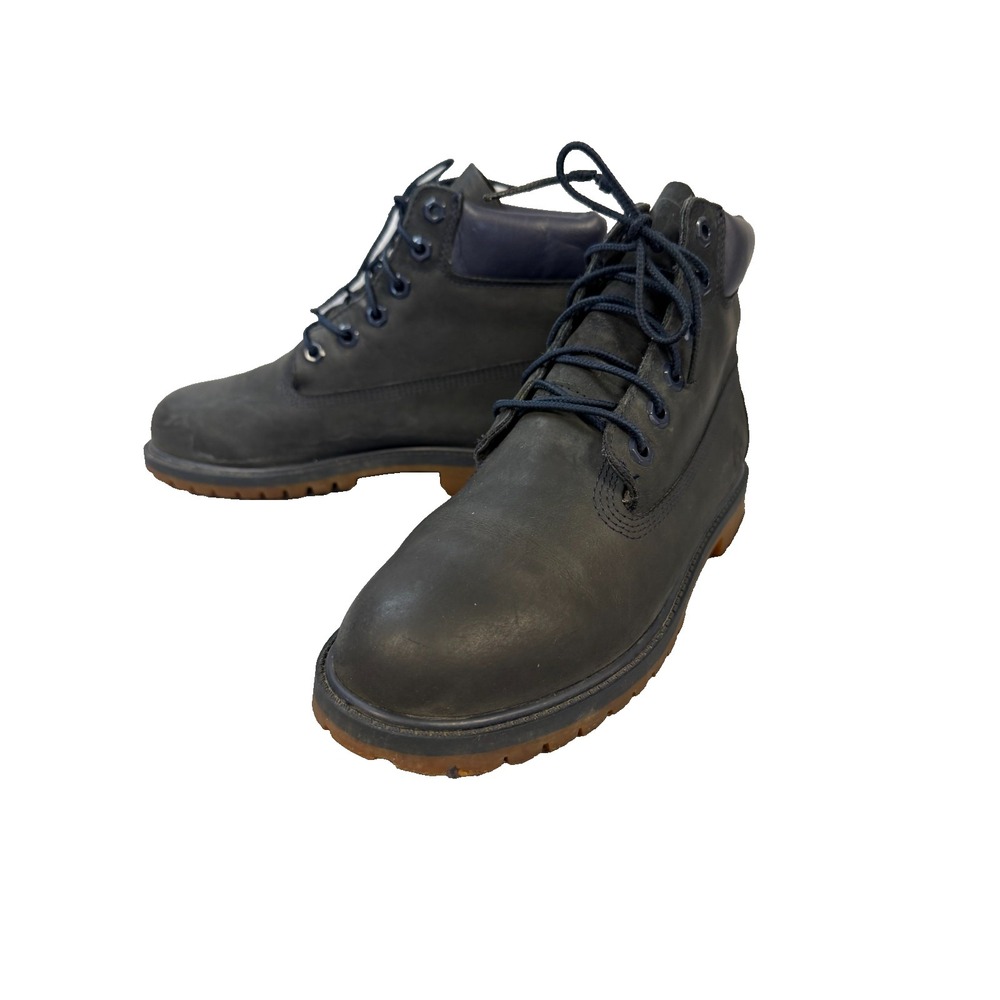 Timberland Navy Blue Youth Premium Waterproof Boots US SIZE 6